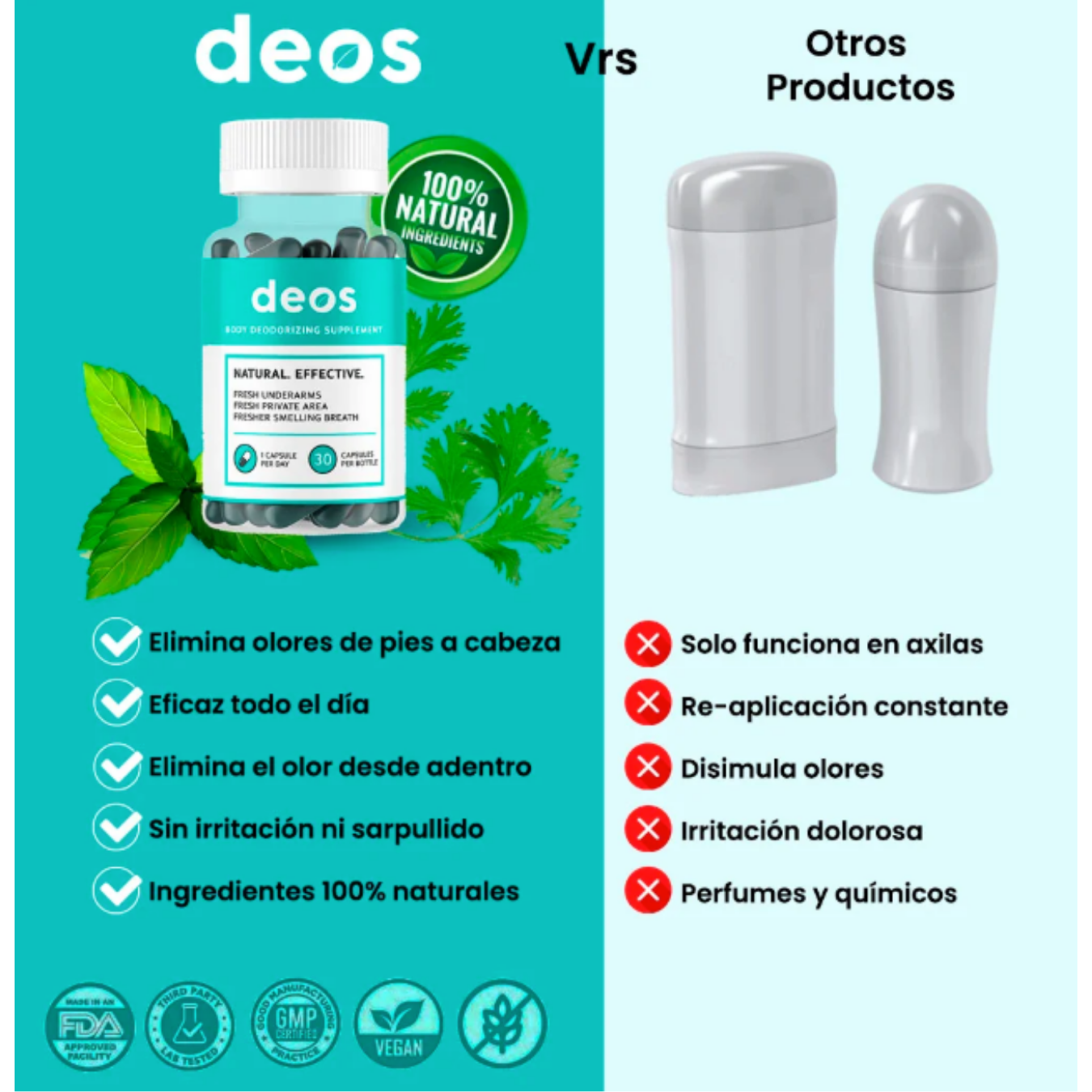 DEOS - Desodorante corporal